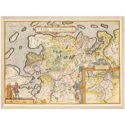 Historical city map  Test product horizontal 3 sizes