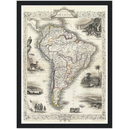Südamerika um 1850