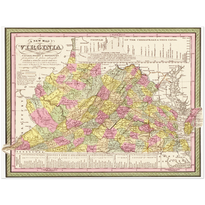 Historical city map  Test product horizontal 3 sizes