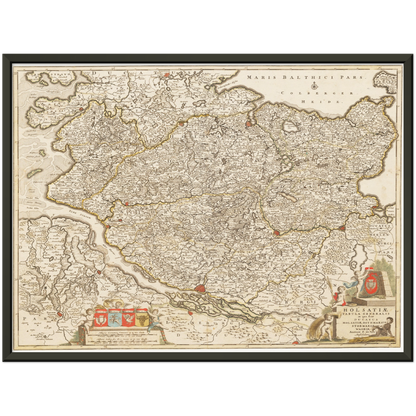 Historical city map  Test product horizontal 3 sizes