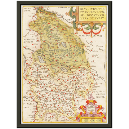 Historical city map  Test product horizontal 3 sizes