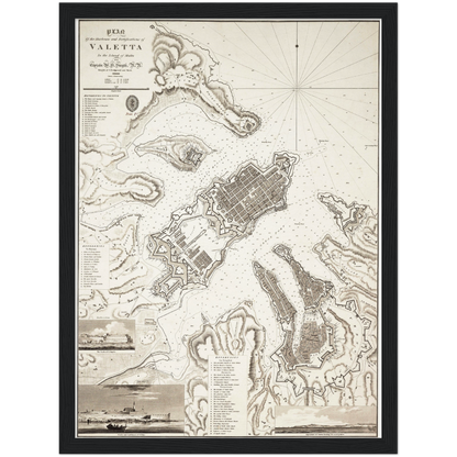 Historical city map  Test product horizontal 3 sizes