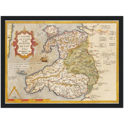 Historical city map  Test product horizontal 3 sizes