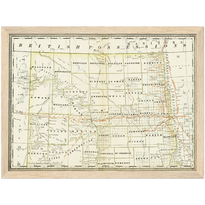 Historical city map  Test product horizontal 3 sizes