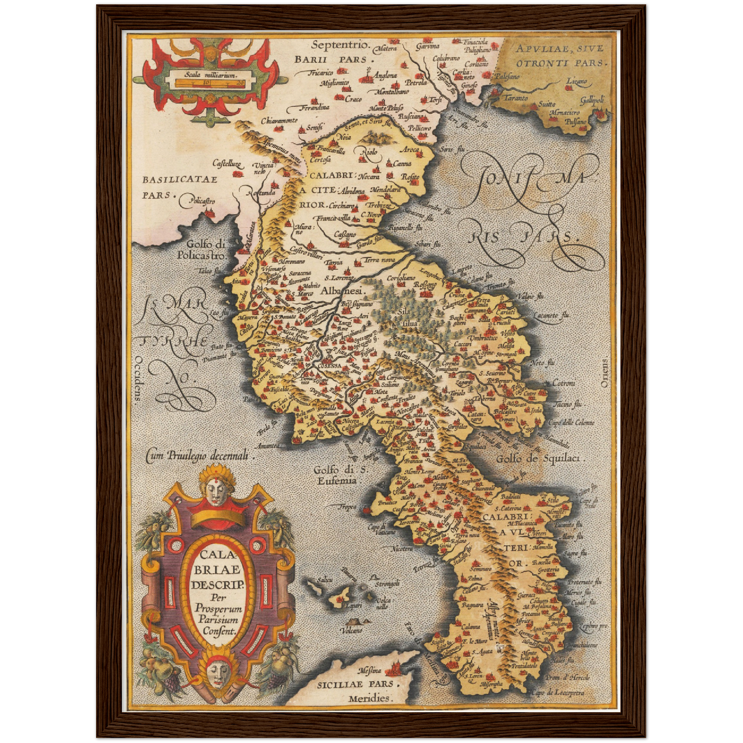 Historical city map  Test product horizontal 3 sizes