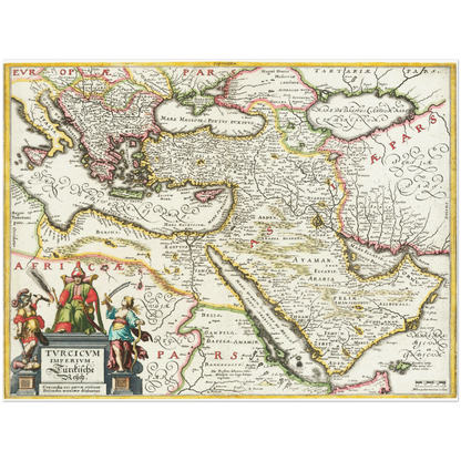 Historical city map  Test product horizontal 3 sizes