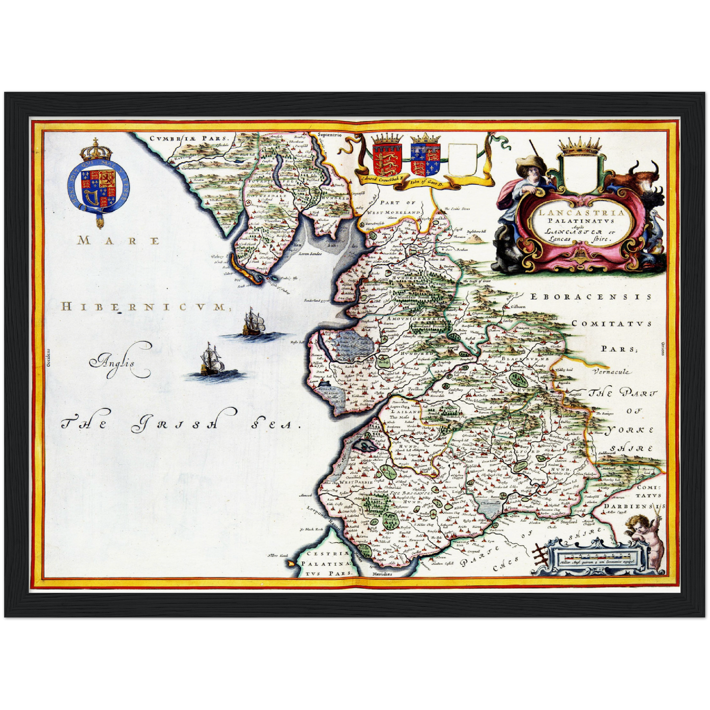 Lancashire um 1646