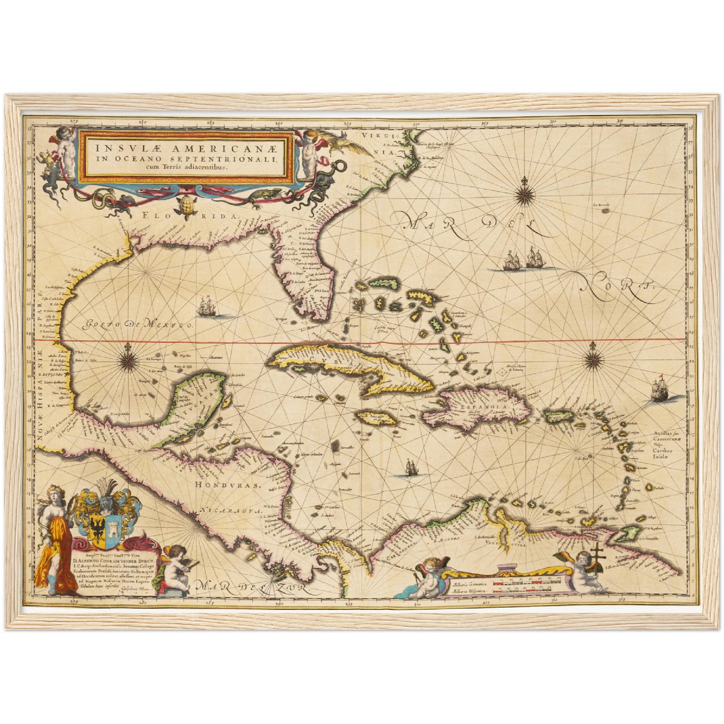 Historical city map  Test product horizontal 3 sizes