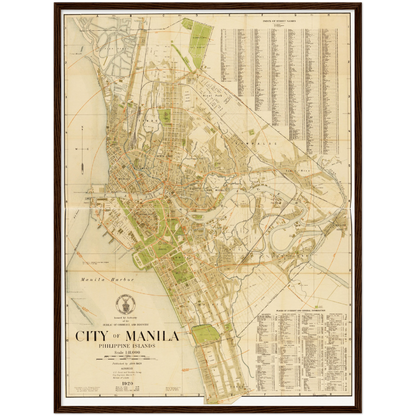 Historical city map  Test product horizontal 3 sizes