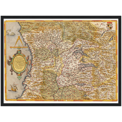 Historical city map  Test product horizontal 3 sizes