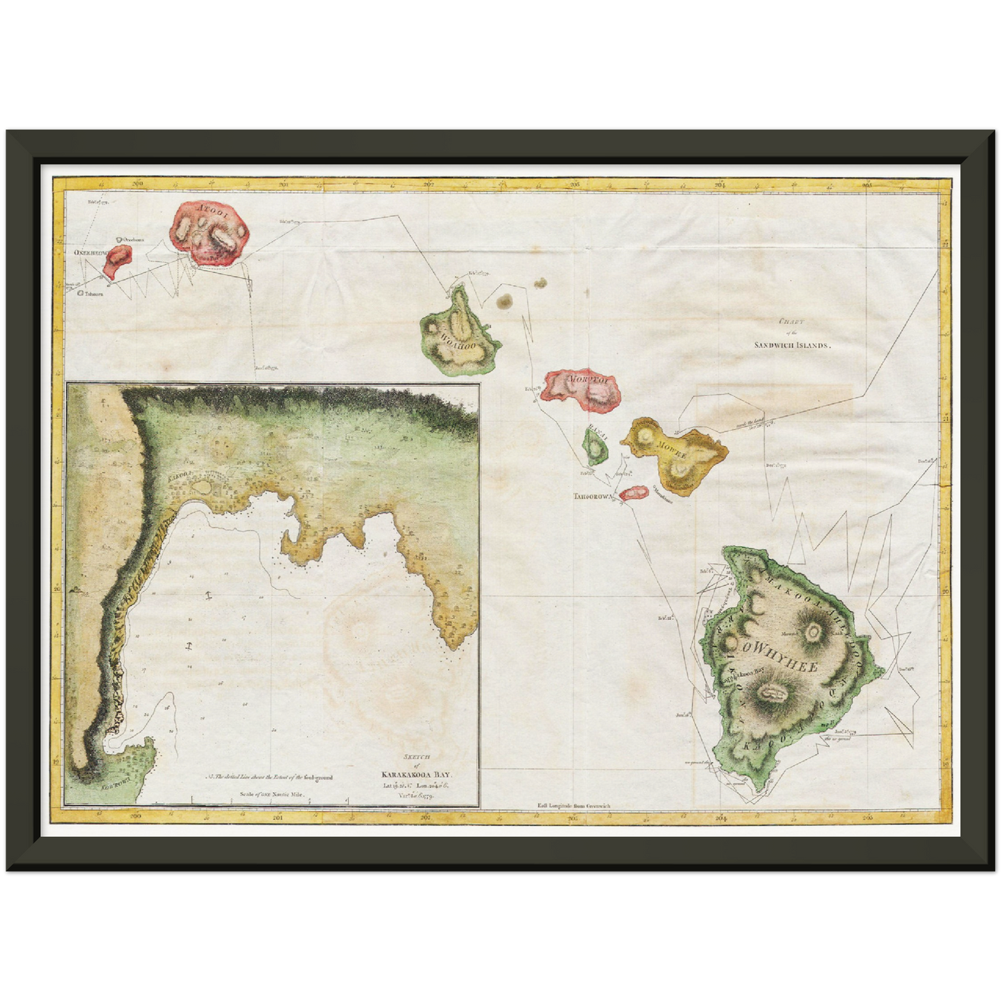 Historical city map  Test product horizontal 3 sizes