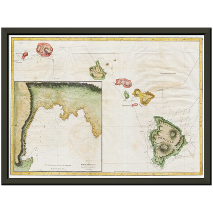 Historical city map  Test product horizontal 3 sizes