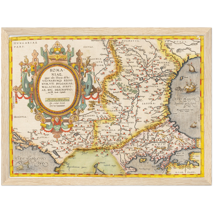 Historical city map  Test product horizontal 3 sizes