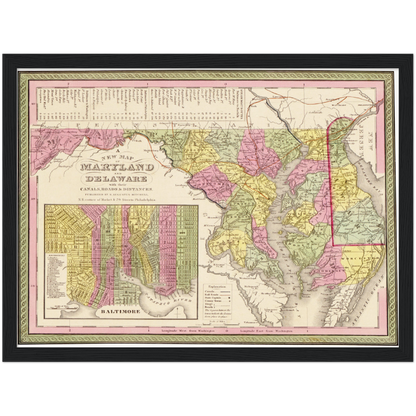 Historical city map  Test product horizontal 3 sizes