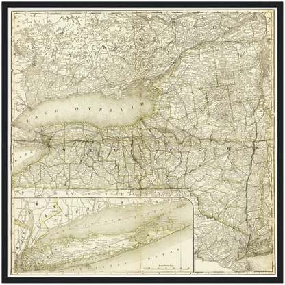 Historical city map  Test product horizontal 3 sizes