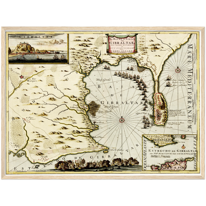 Historical city map  Test product horizontal 3 sizes