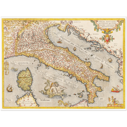 Historical city map  Test product horizontal 3 sizes