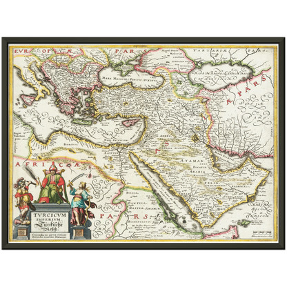 Historical city map  Test product horizontal 3 sizes