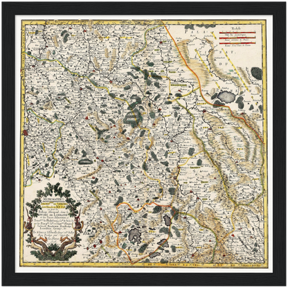 Historical city map  Test product horizontal 3 sizes