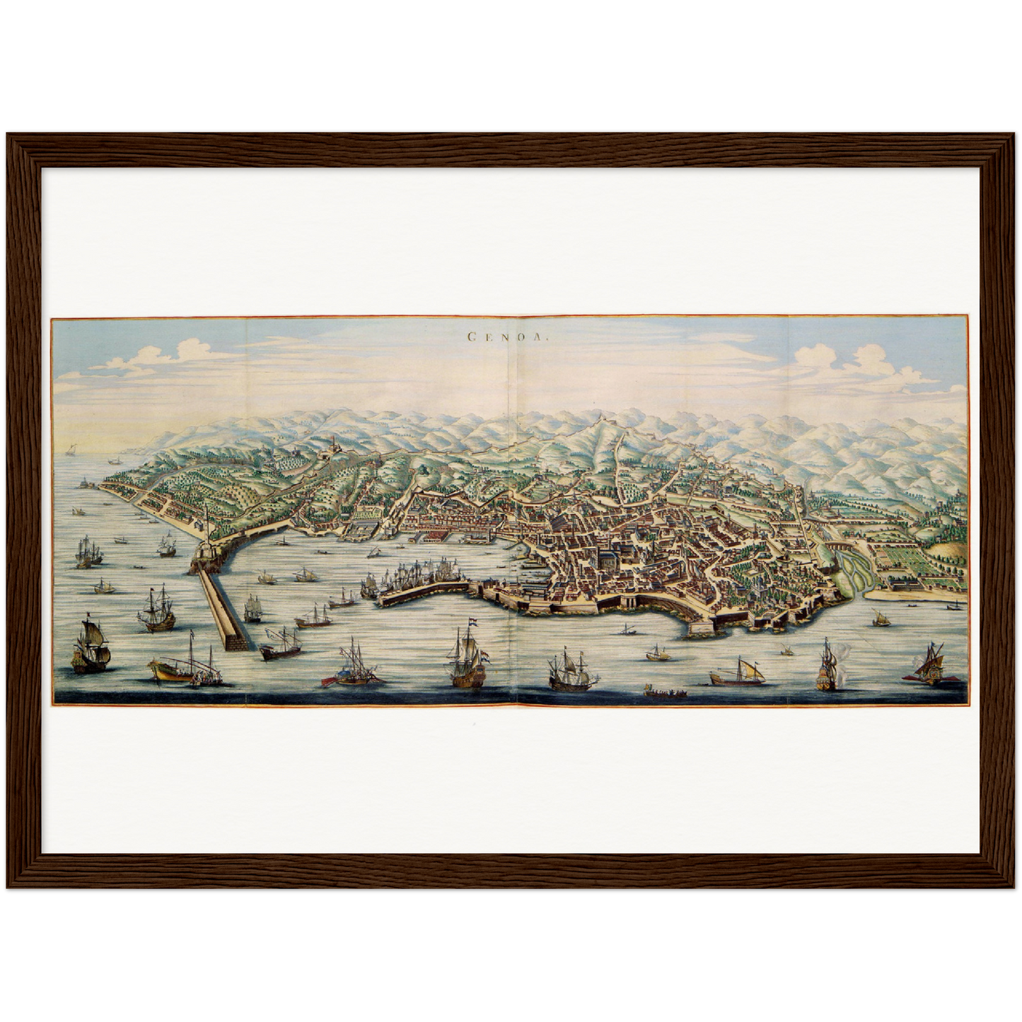 Historical city map  Test product horizontal 3 sizes