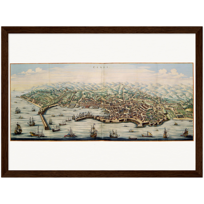Historical city map  Test product horizontal 3 sizes