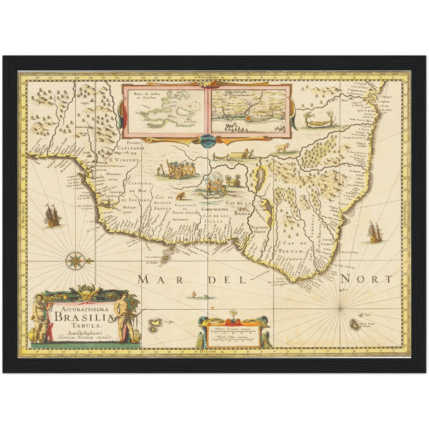 Brasilien um 1638