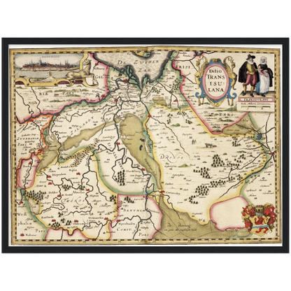 Historical city map  Test product horizontal 3 sizes