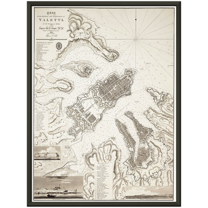 Historical city map  Test product horizontal 3 sizes