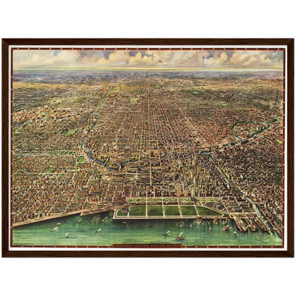 Historical city map  Test product horizontal 3 sizes