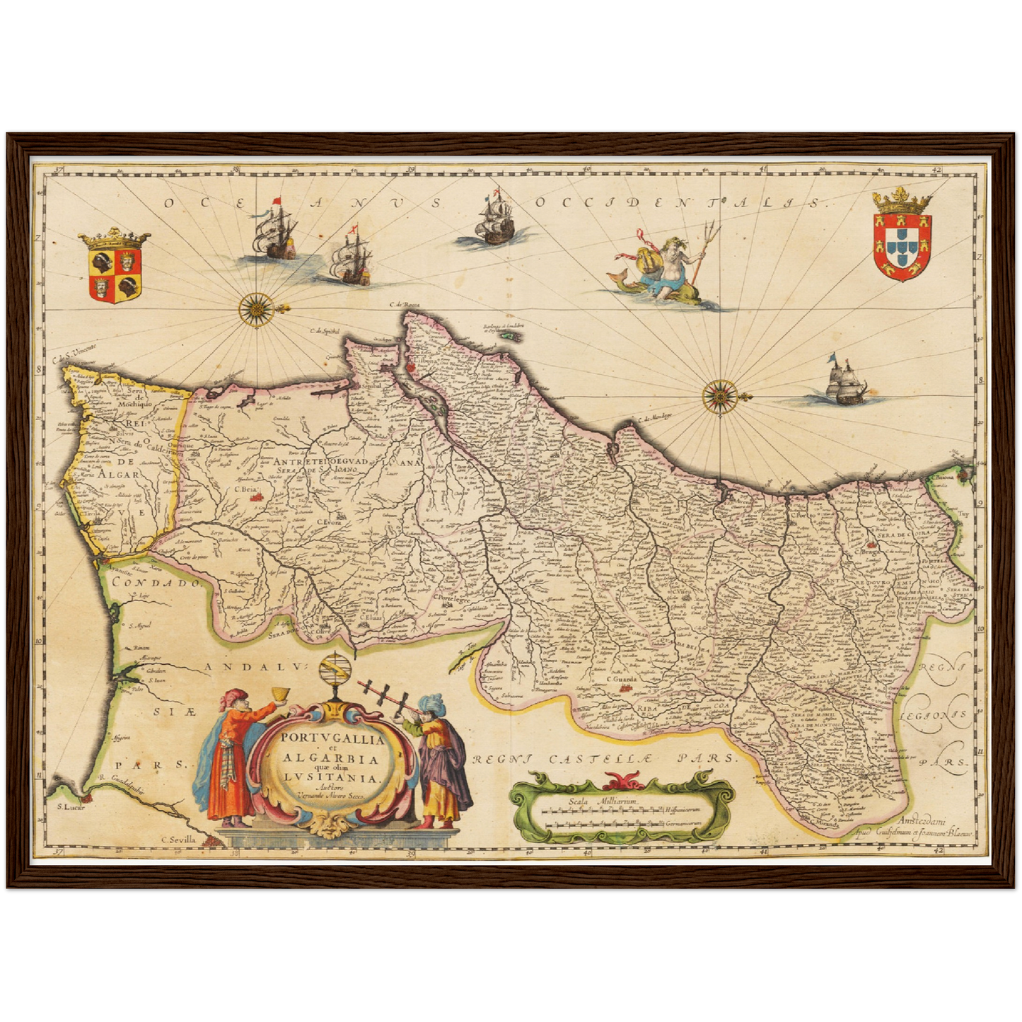 Historical city map  Test product horizontal 3 sizes