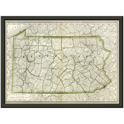Historical city map  Test product horizontal 3 sizes