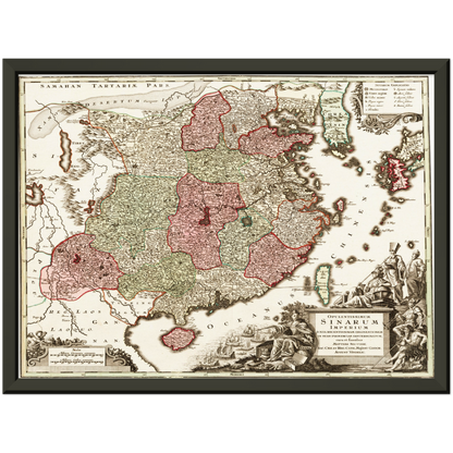 Historical city map  Test product horizontal 3 sizes