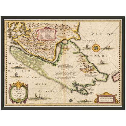 Historical city map  Test product horizontal 3 sizes