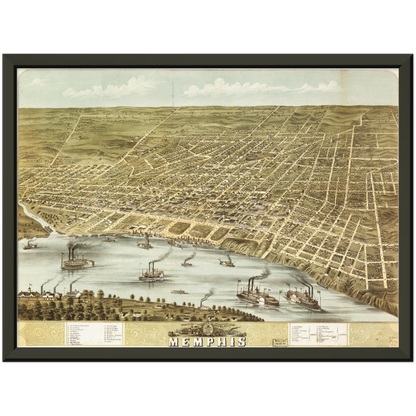Historical city map  Test product horizontal 3 sizes