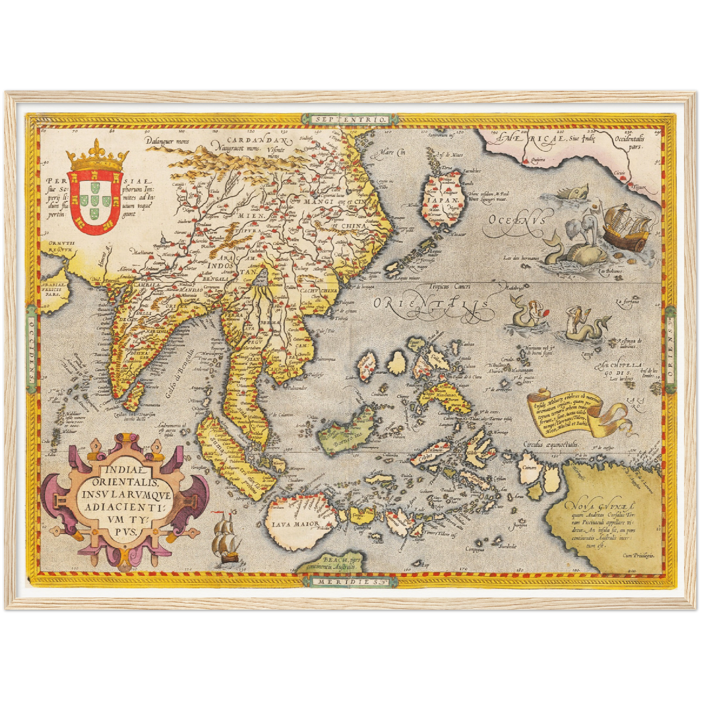 Historical city map  Test product horizontal 3 sizes