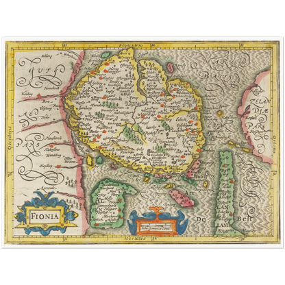 Insel Fünen um 1609