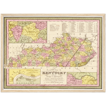 Historical city map  Test product horizontal 3 sizes