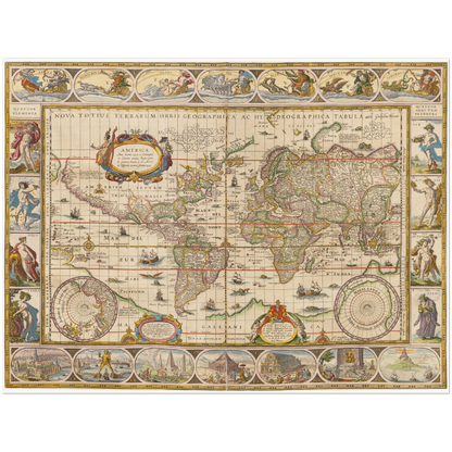 Historical city map  Test product horizontal 3 sizes