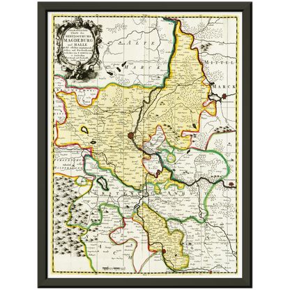 Magdeburg um 1725