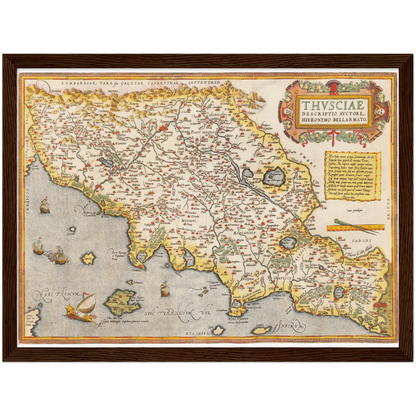 Historical city map  Test product horizontal 3 sizes