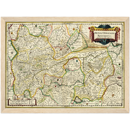 Historical city map  Test product horizontal 3 sizes