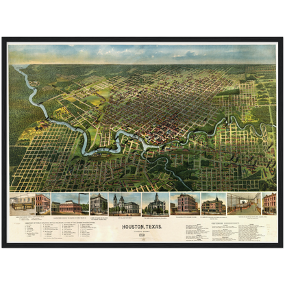 Historical city map  Test product horizontal 3 sizes