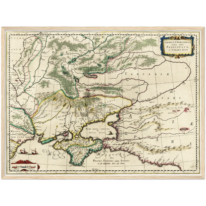 Historical city map  Test product horizontal 3 sizes