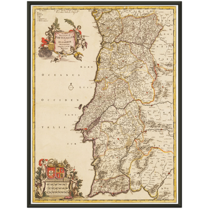 Historical city map  Test product horizontal 3 sizes