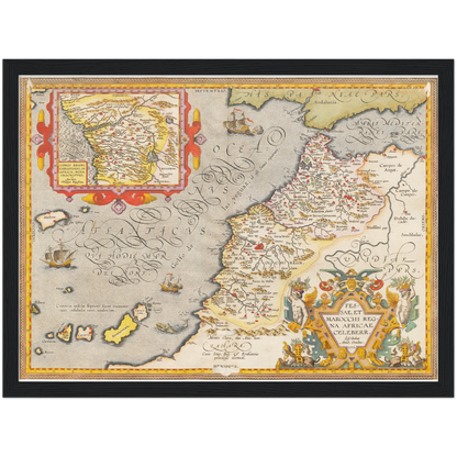 Historical city map  Test product horizontal 3 sizes