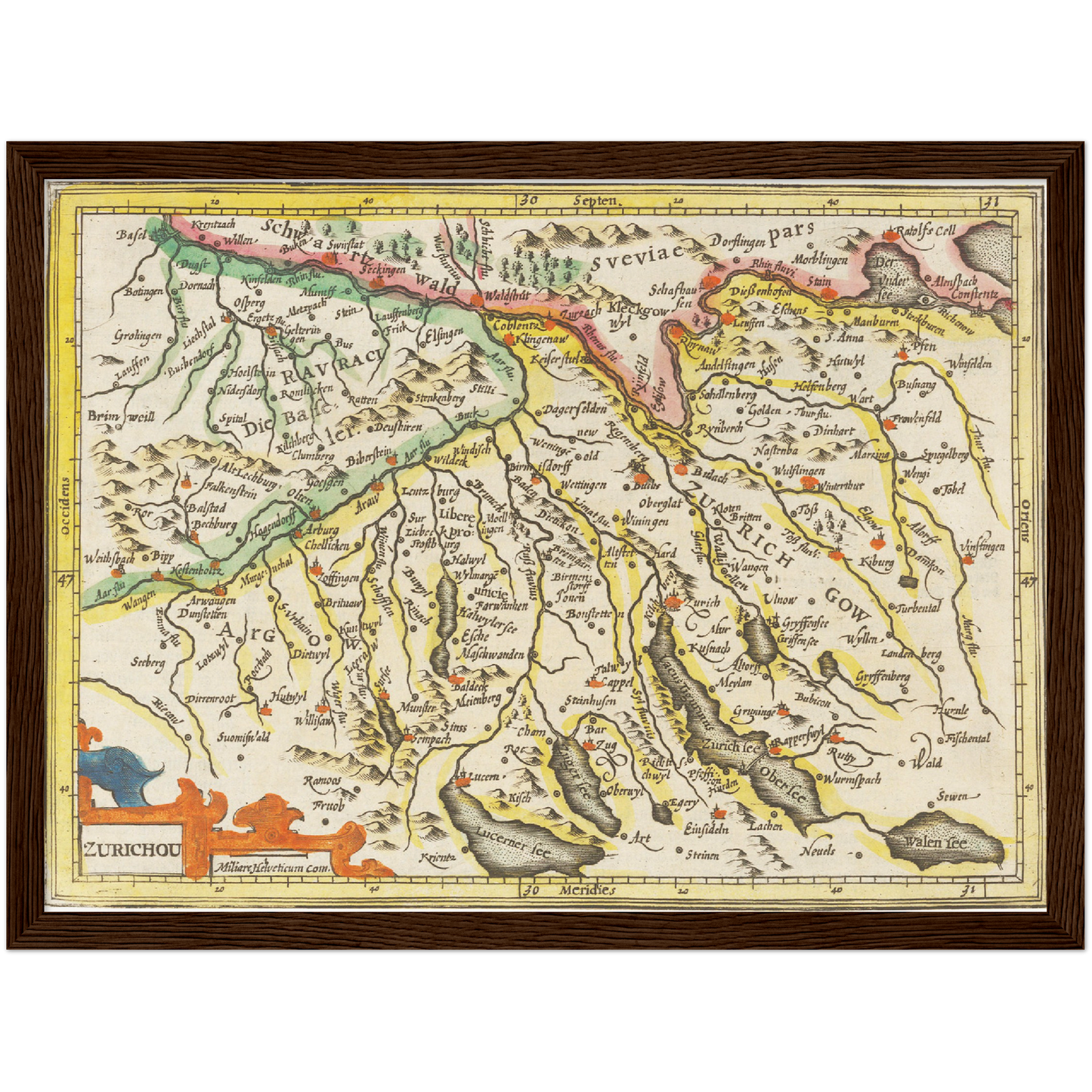 Zürichgau um 1609