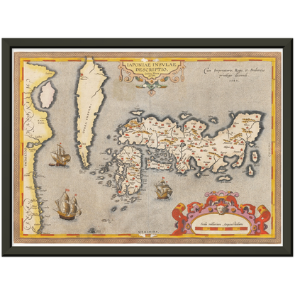 Historical city map  Test product horizontal 3 sizes