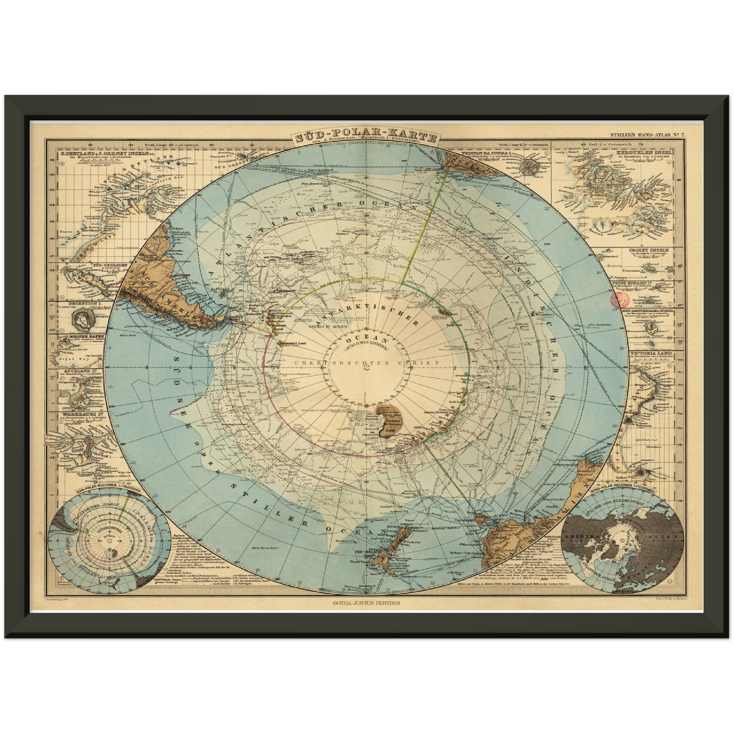 Historical city map  Test product horizontal 3 sizes