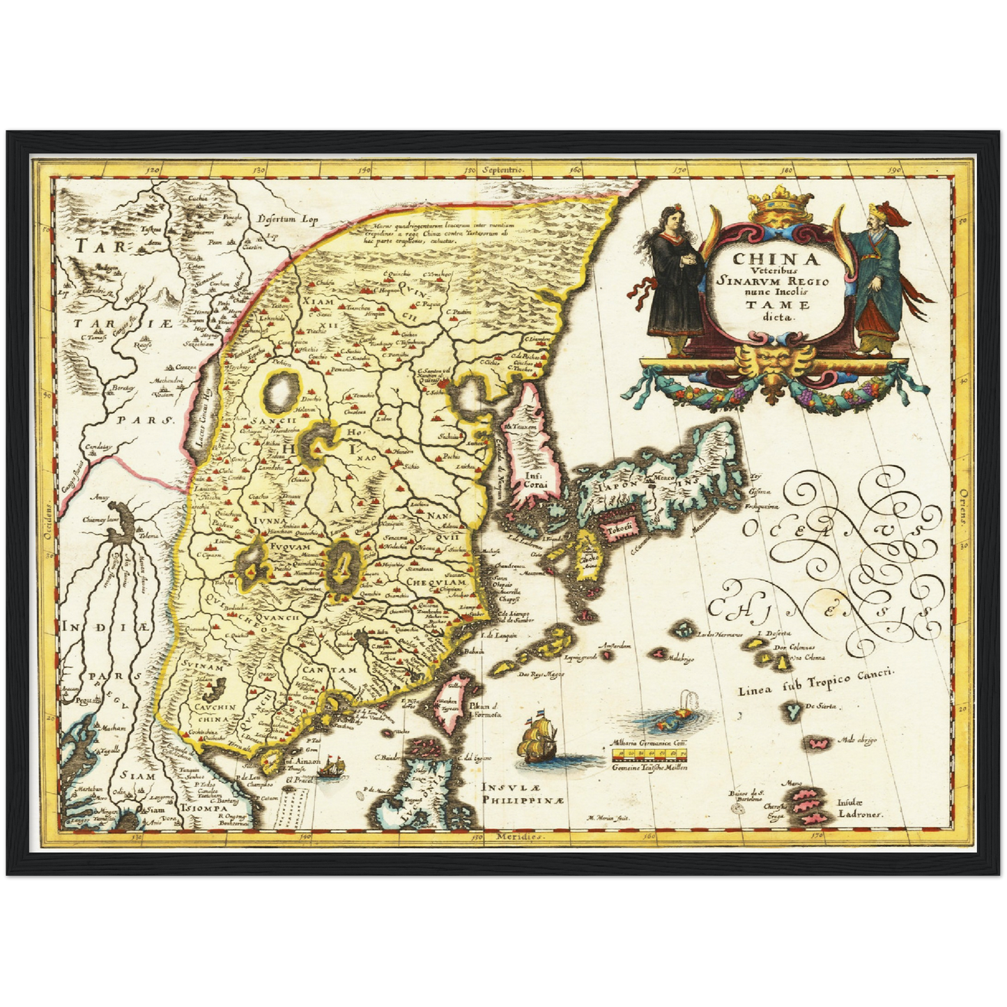 Historical city map  Test product horizontal 3 sizes