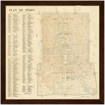 Historical city map  Test product horizontal 3 sizes